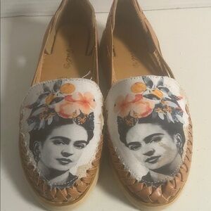 Agave Girl Frida Kahlo Leather Hurrache Sandals